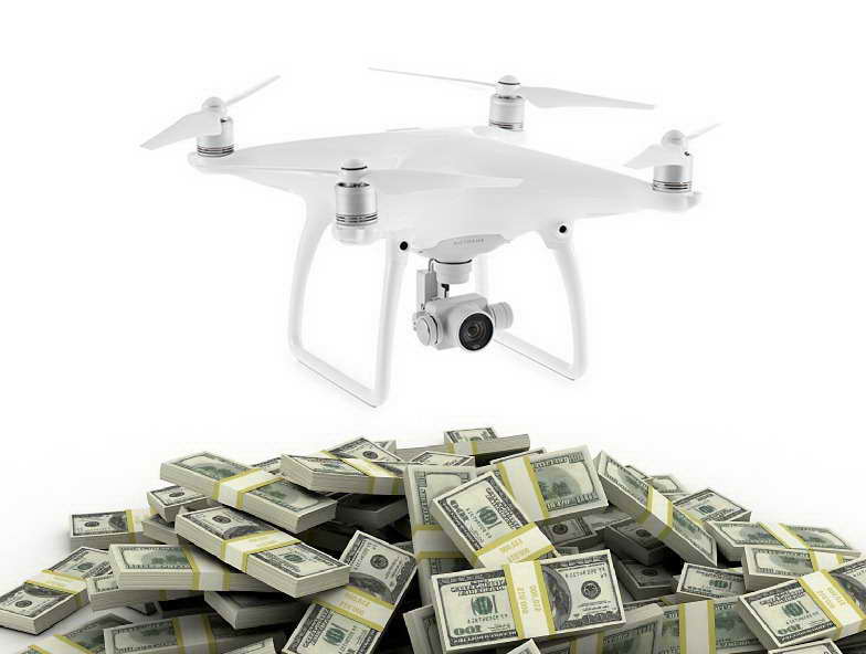 kiếm tiền từ máy bay flycam