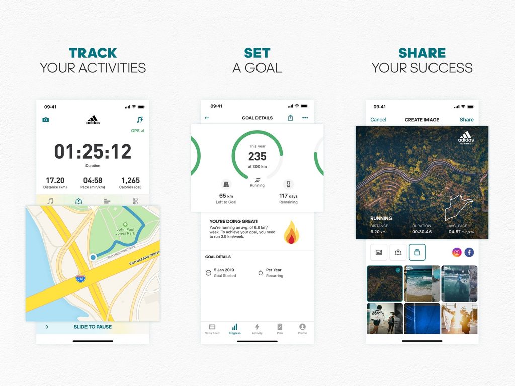app chạy bộ Adidas Running