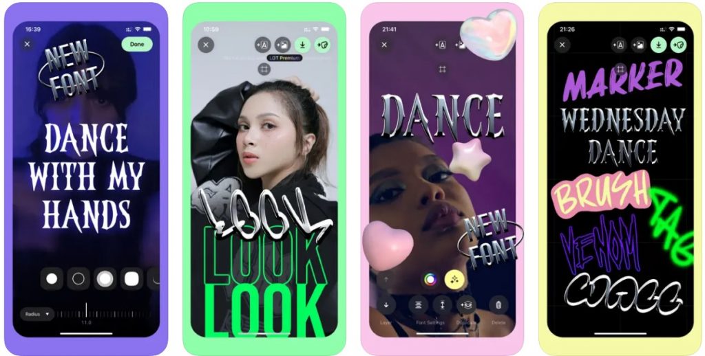 Handmade Fonts for Instagram