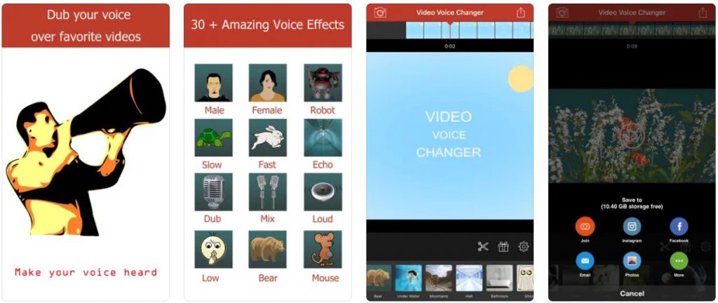 app chỉnh giọng