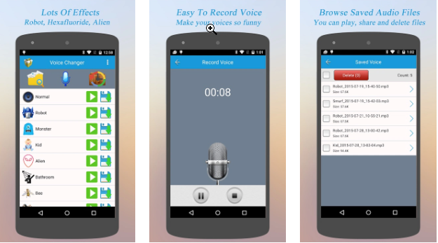 Phần mềm chỉnh giọng nói Voice Changer